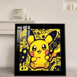 Pikachu Decorative Painting - Pokemon Decorative Painting - JuZi Studio