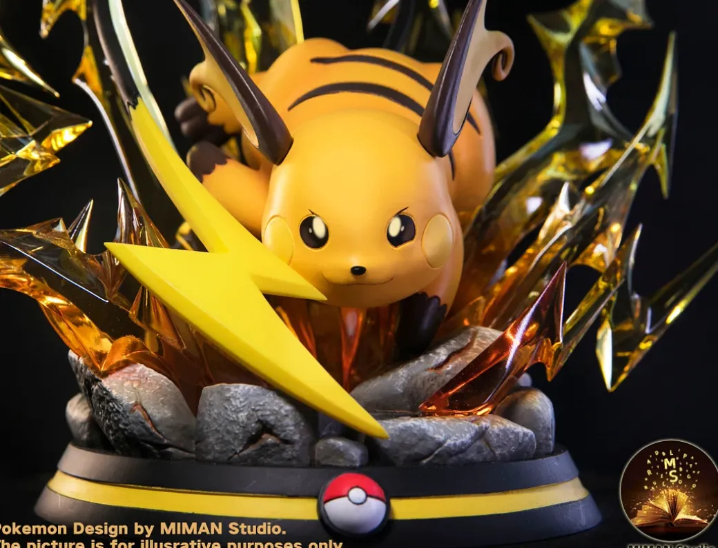 Pikachu Family - Pokemon Resin Statue - MIMAN Studios