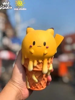 Pikachu Ice Cream - Pokemon Resin Statue - 404 Studios