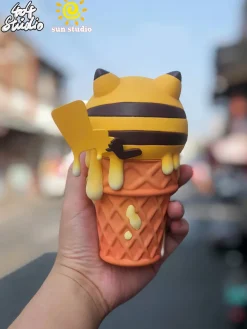 Pikachu Ice Cream - Pokemon Resin Statue - 404 Studios