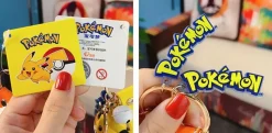 Pikachu/Bulbasaur/Charmander/Squirtle/Psyduck/Jigglypuff - Pokemon Key Chains - Official