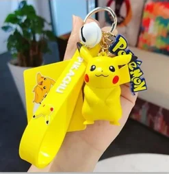 Pikachu/Bulbasaur/Charmander/Squirtle/Psyduck/Jigglypuff - Pokemon Key Chains - Official