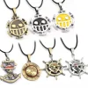 Pirate Logo Black Cord Necklace - Free Shipping - ONE PIECE