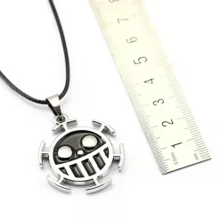 Pirate Logo Black Cord Necklace - Free Shipping - ONE PIECE