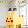 Pixel Style Pikachu Stool - Pokemon Resin Statue - ChaoShe Studio