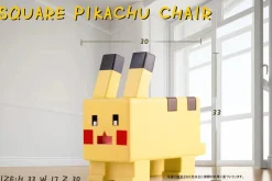 Pixel Style Pikachu Stool - Pokemon Resin Statue - ChaoShe Studio