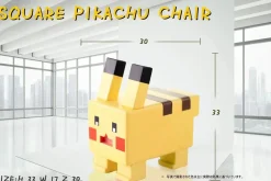 Pixel Style Pikachu Stool - Pokemon Resin Statue - ChaoShe Studio