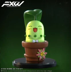 Planting a Chikorita - Pokemon Resin Statue - FXW Studio
