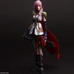 Play Arts Kai Movable Lightning - (FF13) Final Fantasy XIII Official Statue - Square Enix