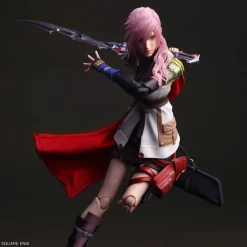 Play Arts Kai Movable Lightning - (FF13) Final Fantasy XIII Official Statue - Square Enix
