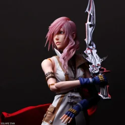 Play Arts Kai Movable Lightning - (FF13) Final Fantasy XIII Official Statue - Square Enix