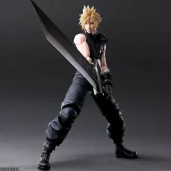 Play Arts Kai Movable Remake Cloud Strife - (FF7) Final Fantasy VII Official Statue - Square Enix