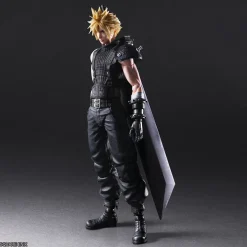Play Arts Kai Movable Remake Cloud Strife - (FF7) Final Fantasy VII Official Statue - Square Enix