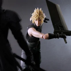 Play Arts Kai Movable Remake Cloud Strife - (FF7) Final Fantasy VII Official Statue - Square Enix