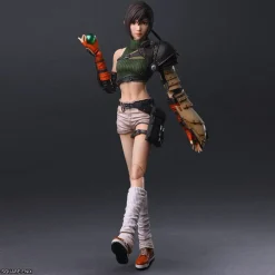 Play Arts Kai Movable Ver. 2 Remake Yuffie Kisaragi  - (FF7) Final Fantasy VII Official Statue - Square Enix