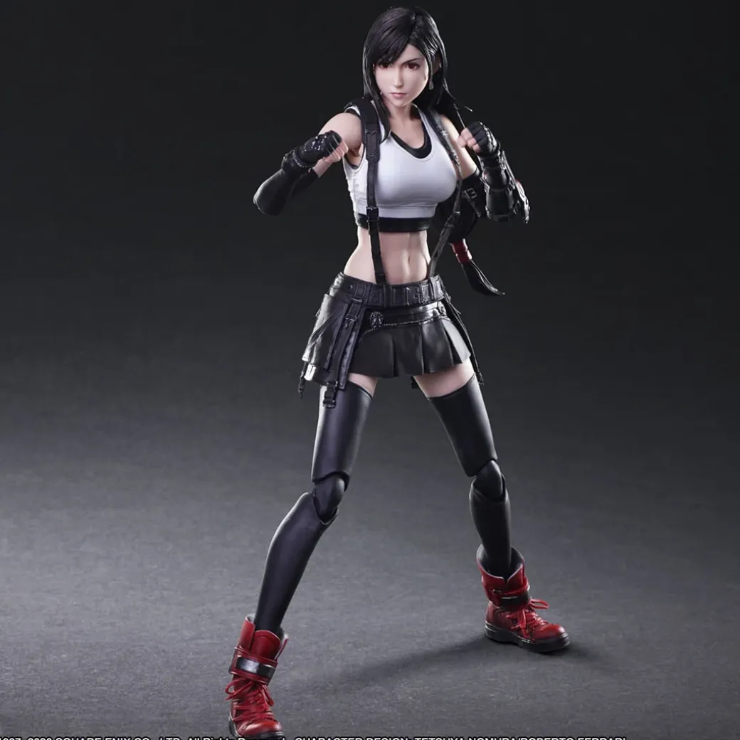 Play Arts Kai Tifa Lockhart Remake - (FF7) Final Fantasy VII Official Statue - Square Enix