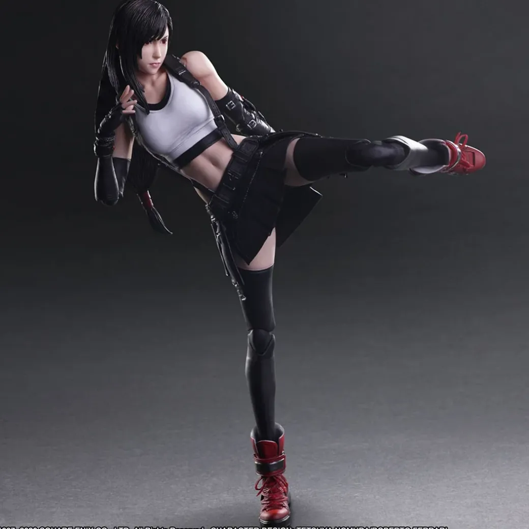 Play Arts Kai Tifa Lockhart Remake - (FF7) Final Fantasy VII Official Statue - Square Enix