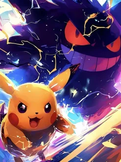 Pokemon Attack Decorative Painting - Pokemon - Xingkong Studio