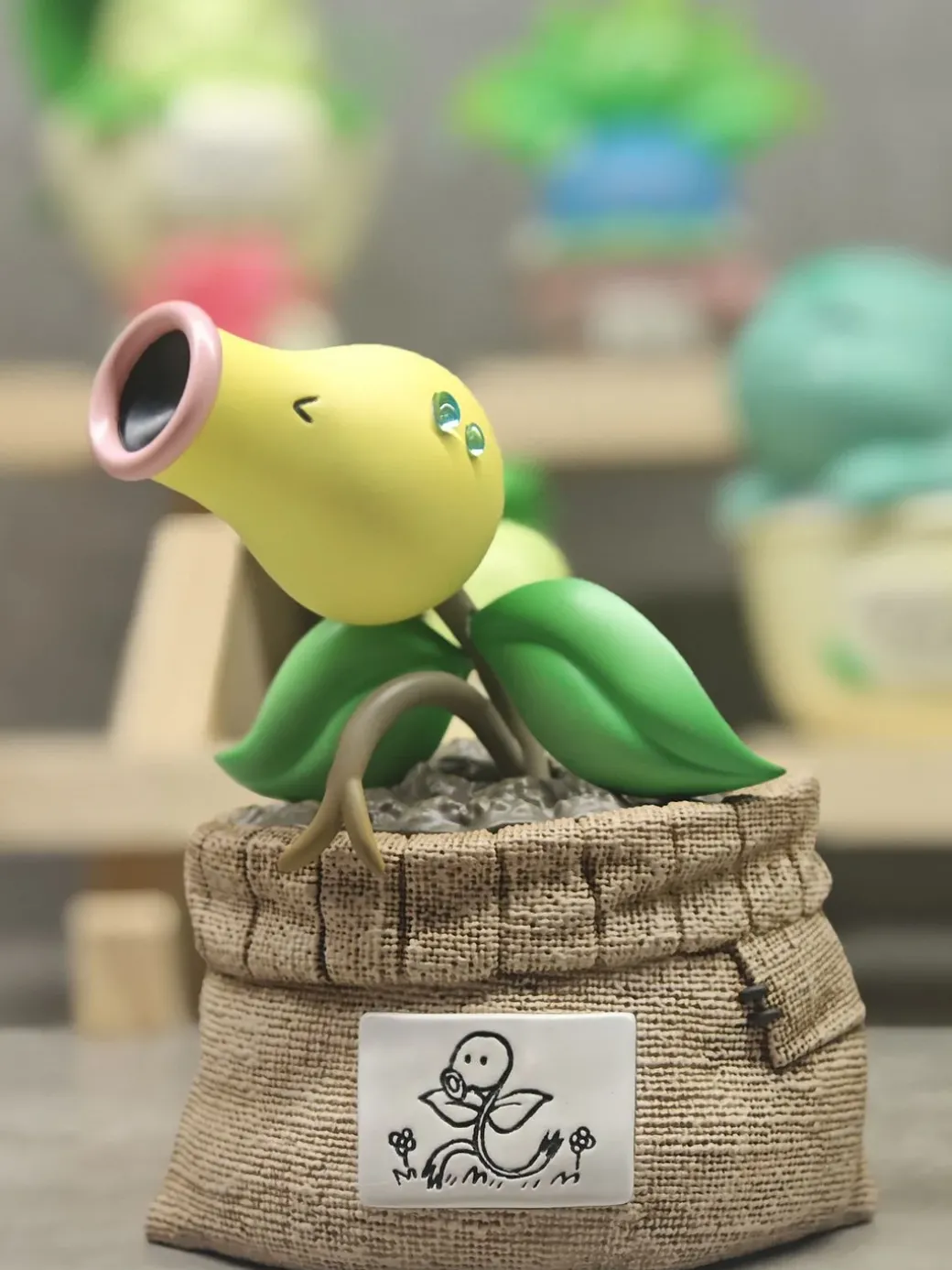 Pokemon Bonsai Series 003 Bonsly & Bellsprout Bonsai - Pokemon Resin Statue - BBD-Studios