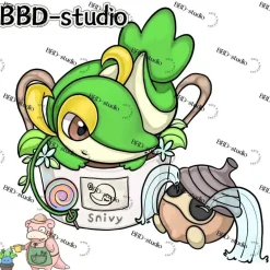 Pokemon Bonsai Series 003 Bonsly & Bellsprout Bonsai - Pokemon Resin Statue - BBD-Studios