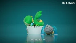 Pokemon Bonsai Series 005 Snivy & Seedot - Pokemon Statue - BBD-Studios