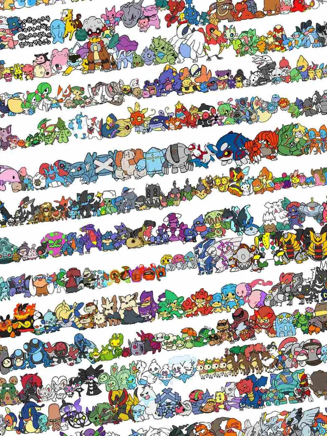 Pokemon Collection Decorative Painting - Pokemon - Xingkong Studio