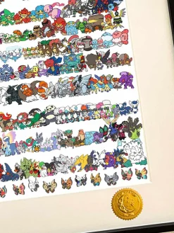 Pokemon Collection Decorative Painting - Pokemon - Xingkong Studio