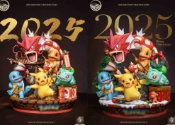 Pokemon Scene Series 001 New Year & 002 Christmas - Pokemon Resin Statue - MEGA SPAC Studio