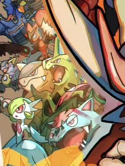 Pokemon X and Y Decorative Painting - Pokemon - Xingkong Studio