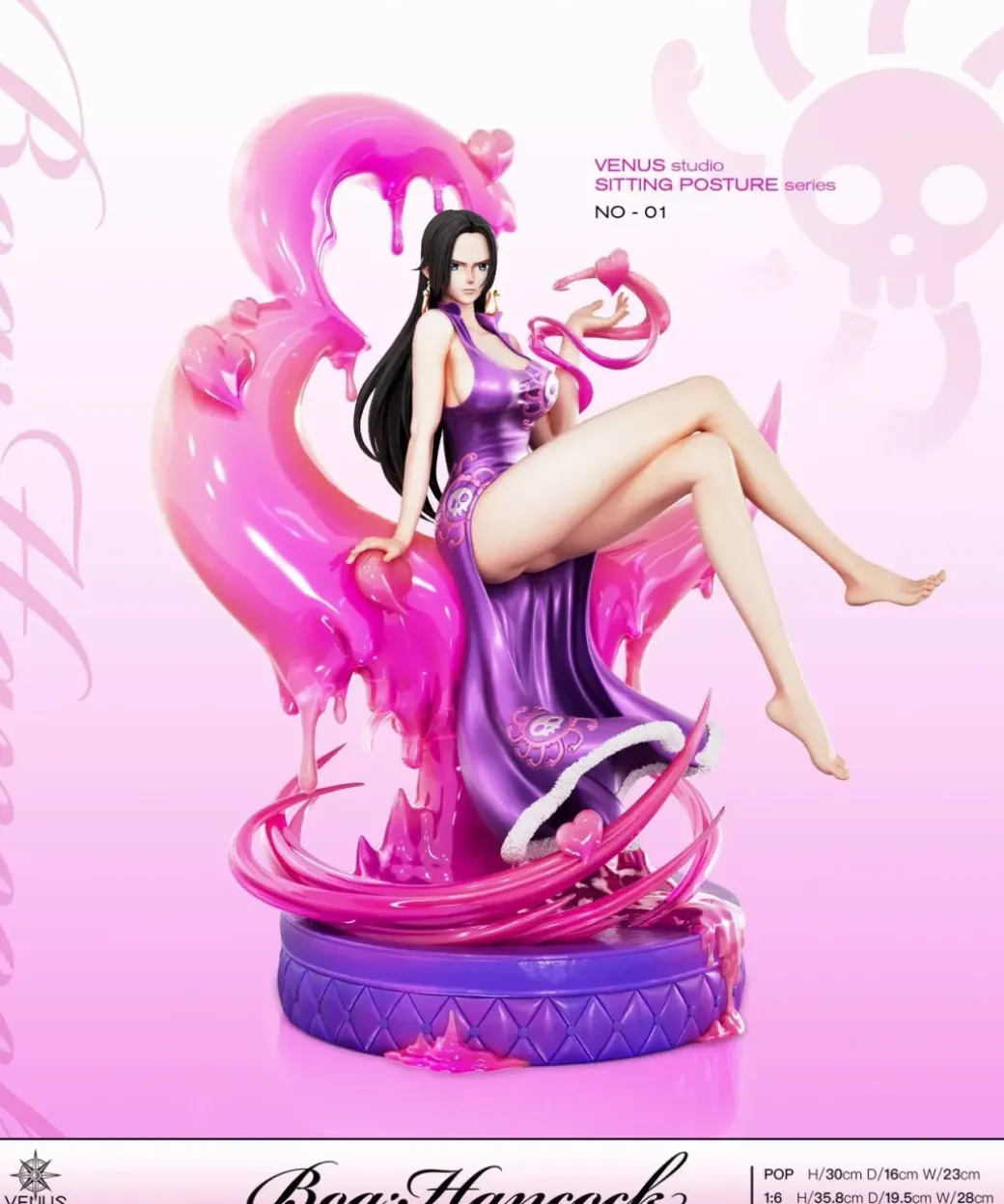 POP & 1/6 Scale Boa Hancock - ONE PIECE Resin Statue - QiMing Studios