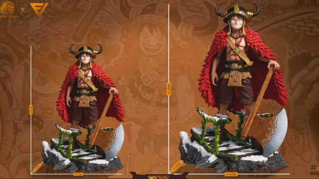 POP & 1/6 Scale Elbaf Monkey D. Luffy - ONE PIECE Resin Statue - Ghost-Studio