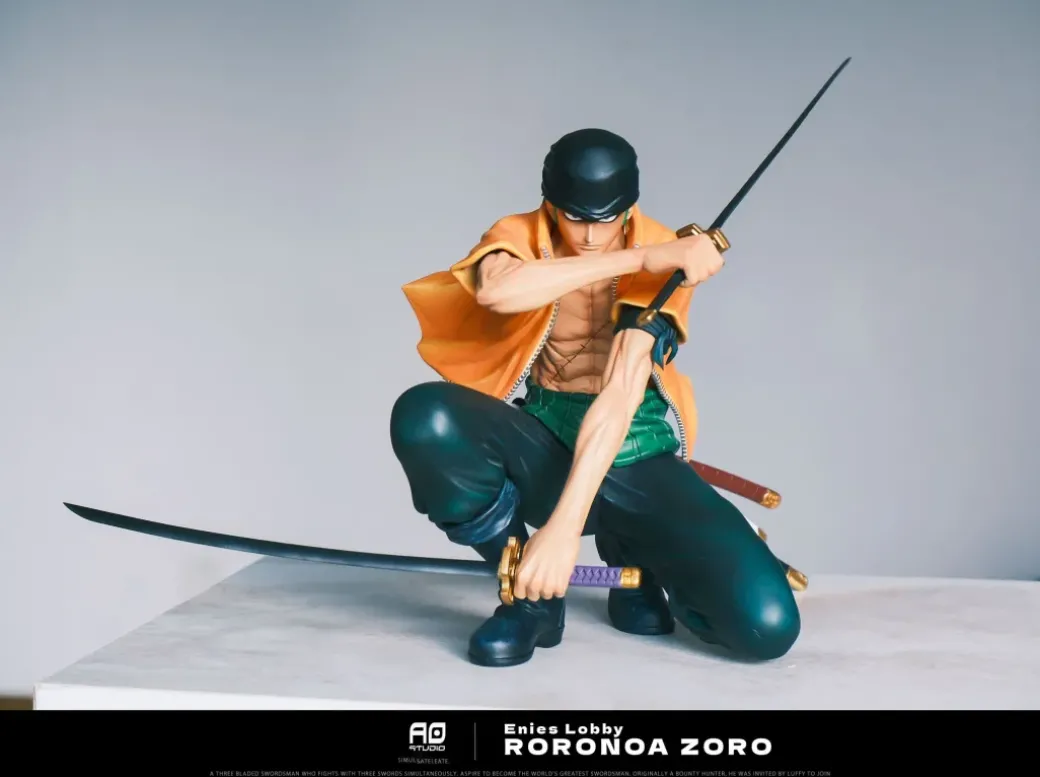 POP & 1/6 Scale Enies Lobby Roronoa Zoro - ONE PIECE Resin Statue - AO Studios