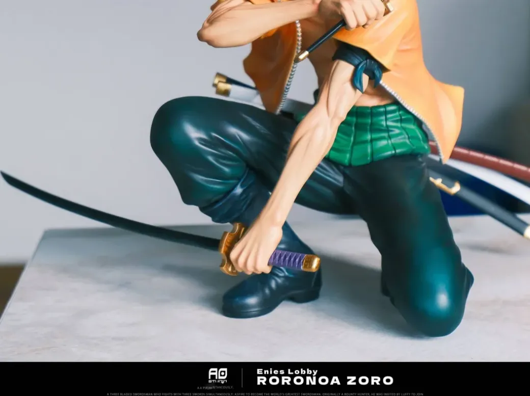 POP & 1/6 Scale Enies Lobby Roronoa Zoro - ONE PIECE Resin Statue - AO Studios