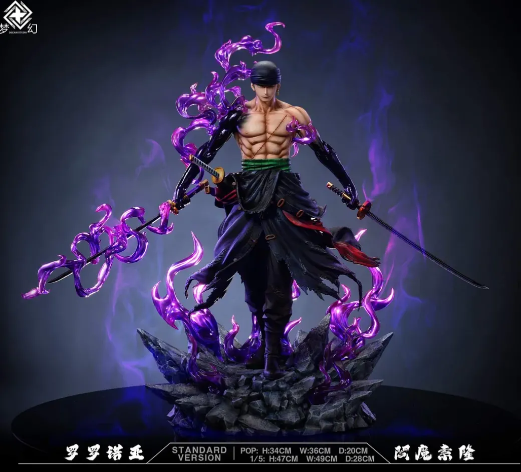 POP & 1/5 Scale Enma Roronoa Zoro with LED - ONE PIECE Resin Statue - Dream Studios