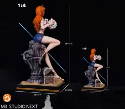 POP & 1/4 Scale Nami - ONE PIECE Resin Statue - M3 Studios