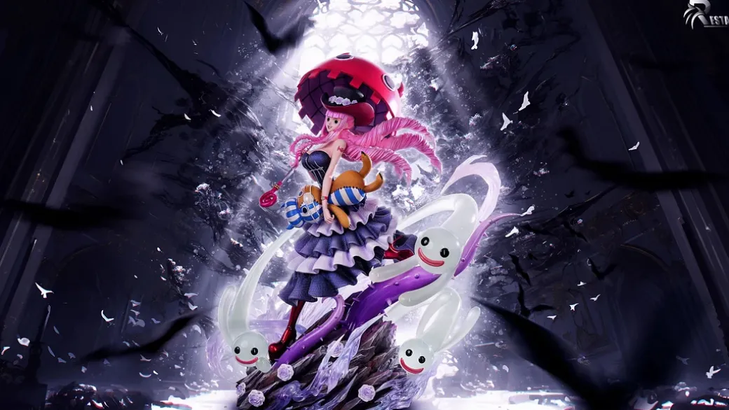 POP & 1/6 Scale Perona & Ghost Lamp - ONE PIECE Resin Statue - Restart Studio