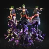 POP & 1/6 Scale Purple Flame Roronoa Zoro - ONE PIECE Resin Statue - QueYang Studio