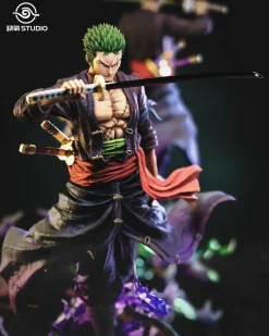 POP & 1/6 Scale Purple Flame Roronoa Zoro - ONE PIECE Resin Statue - QueYang Studio