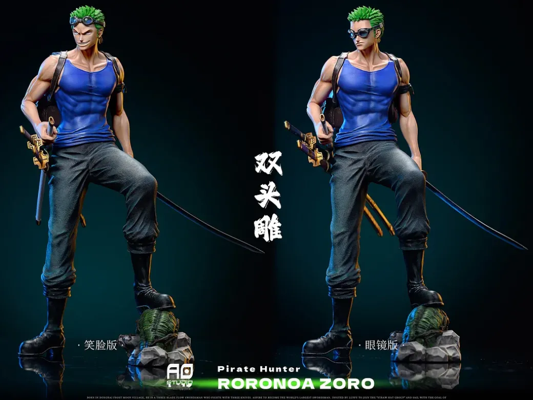 POP & 1/6 Scale Skypiea Arc Roronoa Zoro - ONE PIECE Resin Statue - AO Studios