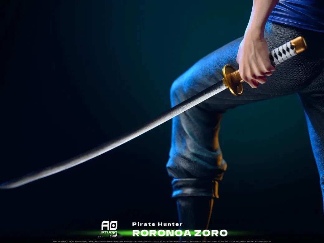 POP & 1/6 Scale Skypiea Arc Roronoa Zoro - ONE PIECE Resin Statue - AO Studios