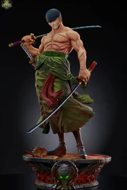POP & 1/4 Scale Standing Roronoa Zoro - ONE PIECE Resin Statue - Super Bomb Studio