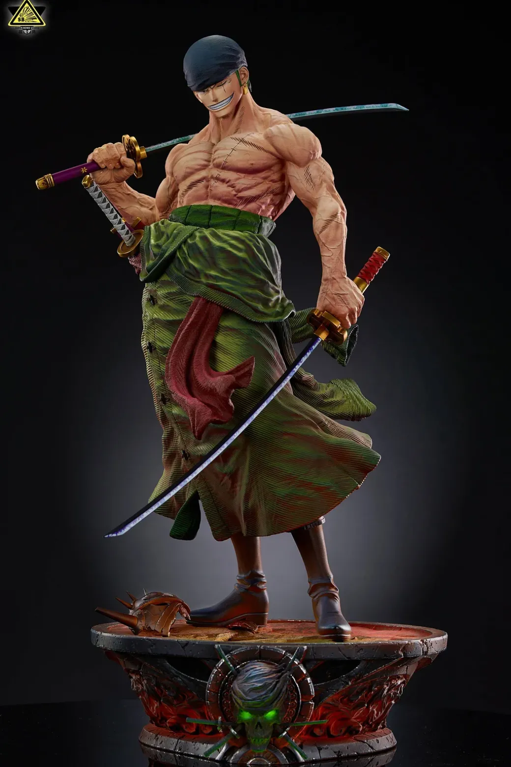 POP & 1/4 Scale Standing Roronoa Zoro - ONE PIECE Resin Statue - Super Bomb Studio