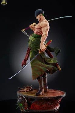 POP & 1/4 Scale Standing Roronoa Zoro - ONE PIECE Resin Statue - Super Bomb Studio