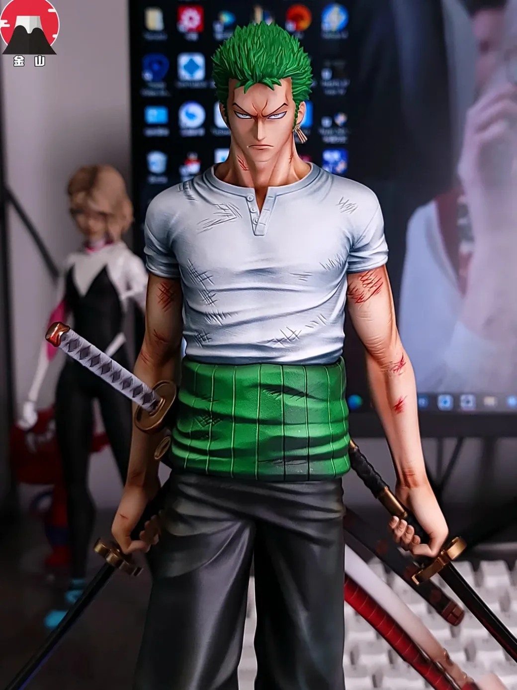 POP & 1/6 Scale Thriller Bark Ver. Roronoa Zoro - ONE PIECE Resin Statue - Jinshan-Studio