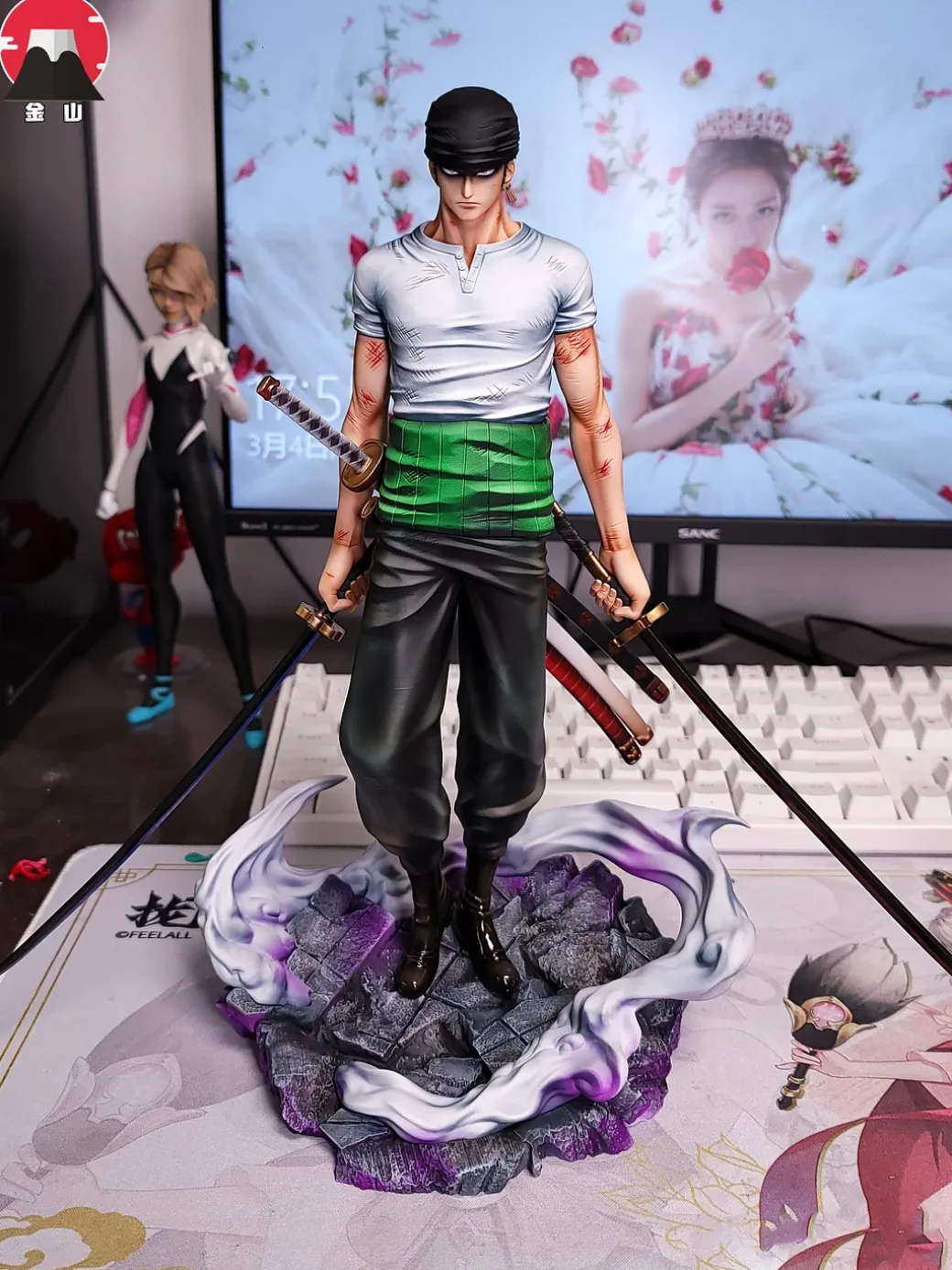 POP & 1/6 Scale Thriller Bark Ver. Roronoa Zoro - ONE PIECE Resin Statue - Jinshan-Studio