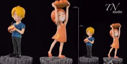 POP 1/8 Scale & WCF Scale Childhood Vinsmoke Sanji & Nami - ONE PIECE Resin Statue - T.N Studios
