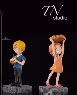 POP 1/8 Scale & WCF Scale Childhood Vinsmoke Sanji & Nami - ONE PIECE Resin Statue - T.N Studios