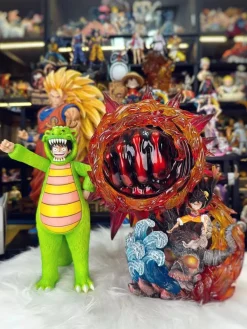 POP & WCF MAX Scale Dragon Year Monkey D. Luffy - ONE PIECE Resin Statue - Warhead Studios