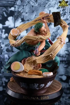 Pop Max Scale Eating noodles Roronoa Zoro & Sunny Doll - ONE PIECE Resin Statue - Super Bomb Studio