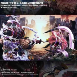 POP MAX Scale Gear 4 Monkey D. Luffy Large Punch Effect Pcs ONLY - ONE PIECE Resin Statue - JacksDo Studios